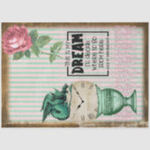 ヴィンテージアリスインワンダーランドバラグリフィン引用文 薄葉紙 (正面)