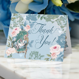 ヴィンテージアリスインワンダーランドフェアヤタリーキャラクター サンキューカード