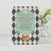 ヴィンテージアリスインワンダーランドブライダルシャワー 招待状 (スタンド正面)