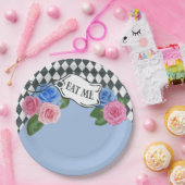 ヴィンテージアリスインワンダーランドブルーパーティープレート ペーパープレート (パーティー)