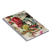 ヴィンテージアリスインワンダーランド不機嫌ハッター ノートブック (右側)