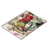 ヴィンテージアリスインワンダーランド不機嫌ハッター ノートブック (左側)