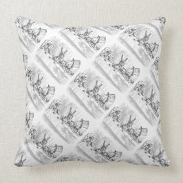 ヴィンテージアリスインワンダーランド装飾用クッション クッション