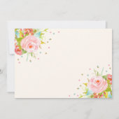 ヴィンテージアリスインワンダーランド誕生日招待状 招待状 (裏面)