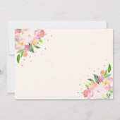 ヴィンテージアリスインワンダーランド誕生日招待状 招待状 (裏面)