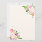 ヴィンテージアリスインワンダーランド誕生日招待状 招待状 (裏面)