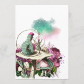 ヴィンテージアリスインワンダーランド赤ちゃんシャワー母アドバイス アドバイスカード (裏面)