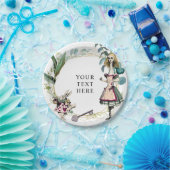 ヴィンテージアリスインワンダーランド  ペーパープレート (パーティー)