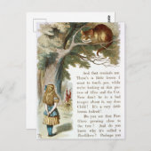 ヴィンテージアリスインワンダーランド  ポストカード (正面/裏面)