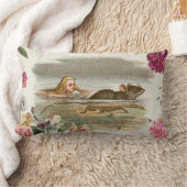 ヴィンテージアリスインワンダーランド ランバークッション (ブランケット)