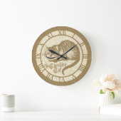 ヴィンテージアリスチェシャーキャット ラージ壁時計 (ホーム)