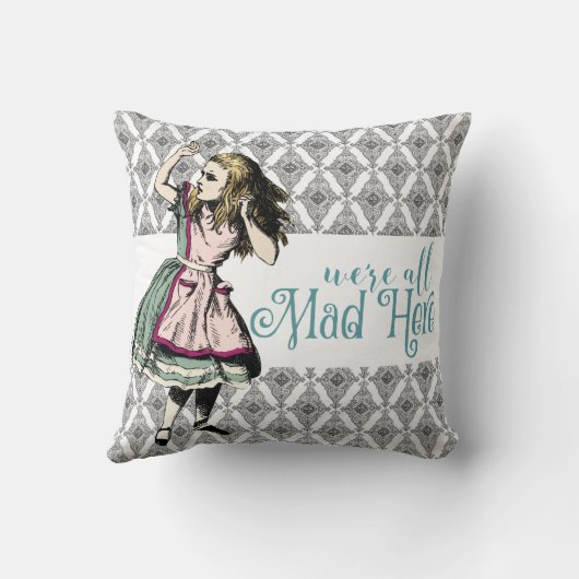 ヴィンテージアリス不機嫌はこちら クッション (裏面)