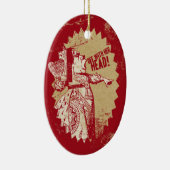 ヴィンテージアリス彼女の頭部と セラミックオーナメント (右)