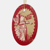 ヴィンテージアリス彼女の頭部と セラミックオーナメント (左)