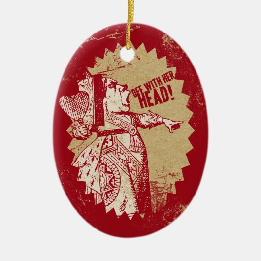 ヴィンテージアリス彼女の頭部と セラミックオーナメント (正面)