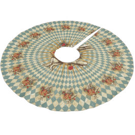 ヴィンテージアリス白うさぎ ブラッシュドポリエステルツリースカート