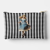 ヴィンテージアリス白黒パターン アクセサリーポーチ (裏面)