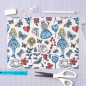 ヴィンテージアリス遊のカード切り離し 薄葉紙 (クラフト)