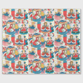 ヴィンテージアリス ラッピングペーパー (フラット)