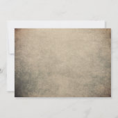 ヴィンテージアリスinワンダーランドうさぎ赤ちゃんシャワー 招待状 (裏面)