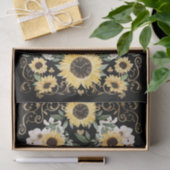 ヴィンテージアリスinワンダーランドうさぎ&ひまわり 薄葉紙 (ギフト)