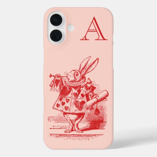 ヴィンテージアリスinワンダーランドうさぎ Case-Mate iPhoneケース (裏面)