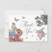 ヴィンテージアリスinワンダーランドおとぎ話 サンキューカード (正面)