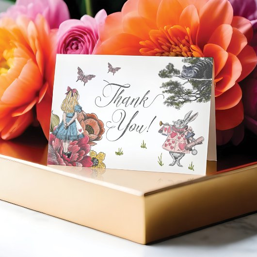 ヴィンテージアリスinワンダーランドおとぎ話 サンキューカード