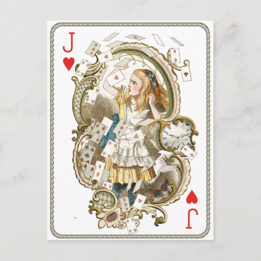ヴィンテージアリスinワンダーランドはがき ポストカード (正面)