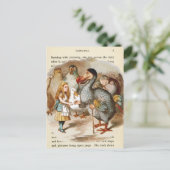 ヴィンテージアリスinワンダーランドはがき ポストカード (スタンド正面)