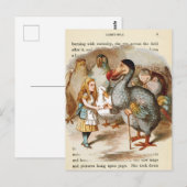 ヴィンテージアリスinワンダーランドはがき ポストカード (正面/裏面)