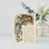 ヴィンテージアリスinワンダーランドはがき ポストカード (スタンド正面)