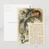 ヴィンテージアリスinワンダーランドはがき ポストカード (正面/裏面)