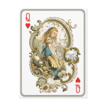 ヴィンテージアリスinワンダーランドはがき