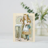 ヴィンテージアリスinワンダーランドはがき ポストカード (スタンド正面)