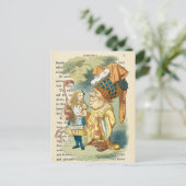 ヴィンテージアリスinワンダーランドはがき ポストカード (スタンド正面)