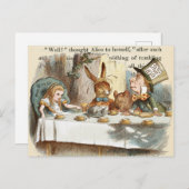 ヴィンテージアリスinワンダーランドはがき ポストカード (正面/裏面)