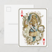 ヴィンテージアリスinワンダーランドはがき ポストカード (正面/裏面)