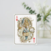 ヴィンテージアリスinワンダーランドはがき ポストカード (スタンド正面)