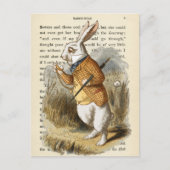 ヴィンテージアリスinワンダーランドはがき ポストカード (正面)