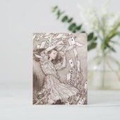 ヴィンテージアリスinワンダーランドはがき ポストカード (スタンド正面)