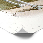 ヴィンテージアリスinワンダーランドイラストレーションポスター ポスター (角)