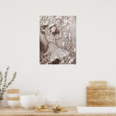 ヴィンテージアリスinワンダーランドイラストレーションポスター ポスター (キッチン)