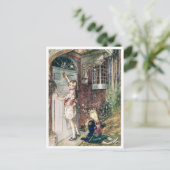 ヴィンテージアリスinワンダーランドカエルの召使い ポストカード (スタンド正面)