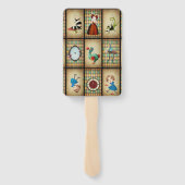 ヴィンテージアリスinワンダーランドガールベビーシャワー ハンドファン (裏面)