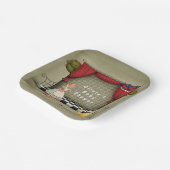 ヴィンテージアリスinワンダーランドガールベビーシャワー ペーパープレート (傾斜あり)