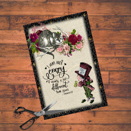 ヴィンテージアリスinワンダーランドキャット&不機嫌帽子屋 薄葉紙