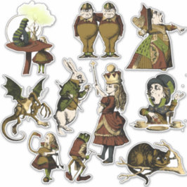 ヴィンテージアリスinワンダーランドキャラクターシール シール
