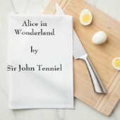 ヴィンテージアリスinワンダーランドチェシャーキャット キッチンタオル (四つ折り)