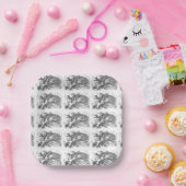 ヴィンテージアリスinワンダーランドチェシャーキャット ペーパープレート (パーティー)